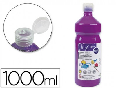 GUACHE ESCOLAR LIDERPAPEL 1000 ML VIOLETA