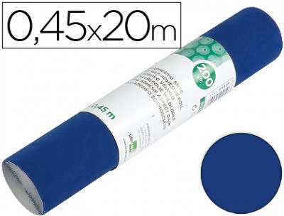 ROLO ADESIVO LIDERPAPEL AZUL BRILHO 45cm 20mt