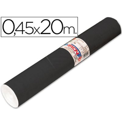 PAPEL AIRONFIX. 45cm 20M PRETO MATTE