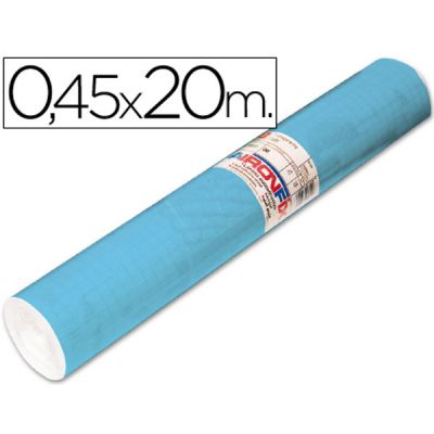 PAPEL AIRONFIX. 45cm 20M AZUL MATE CLARO